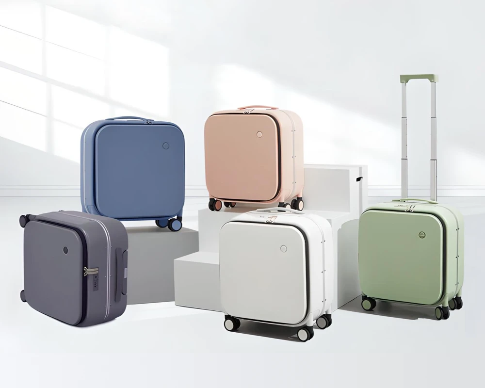 lightweight suitcases on wheels